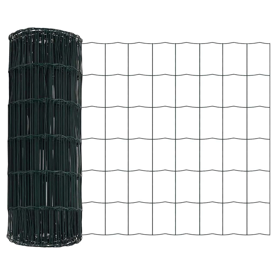 Euro Hek Groen 0,4 x 50 m PVC-gecoat ijzer