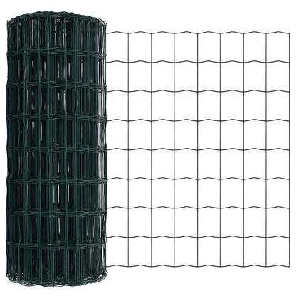 Euro Hek Groen 0,4 x 10 m PVC-gecoat ijzer