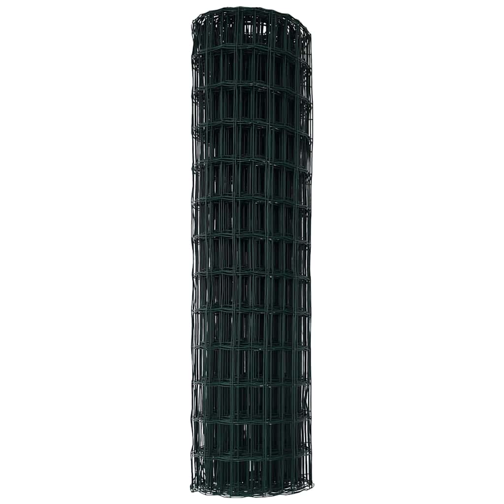 Euro Hek Groen 1,4 x 10 m PVC-gecoat ijzer