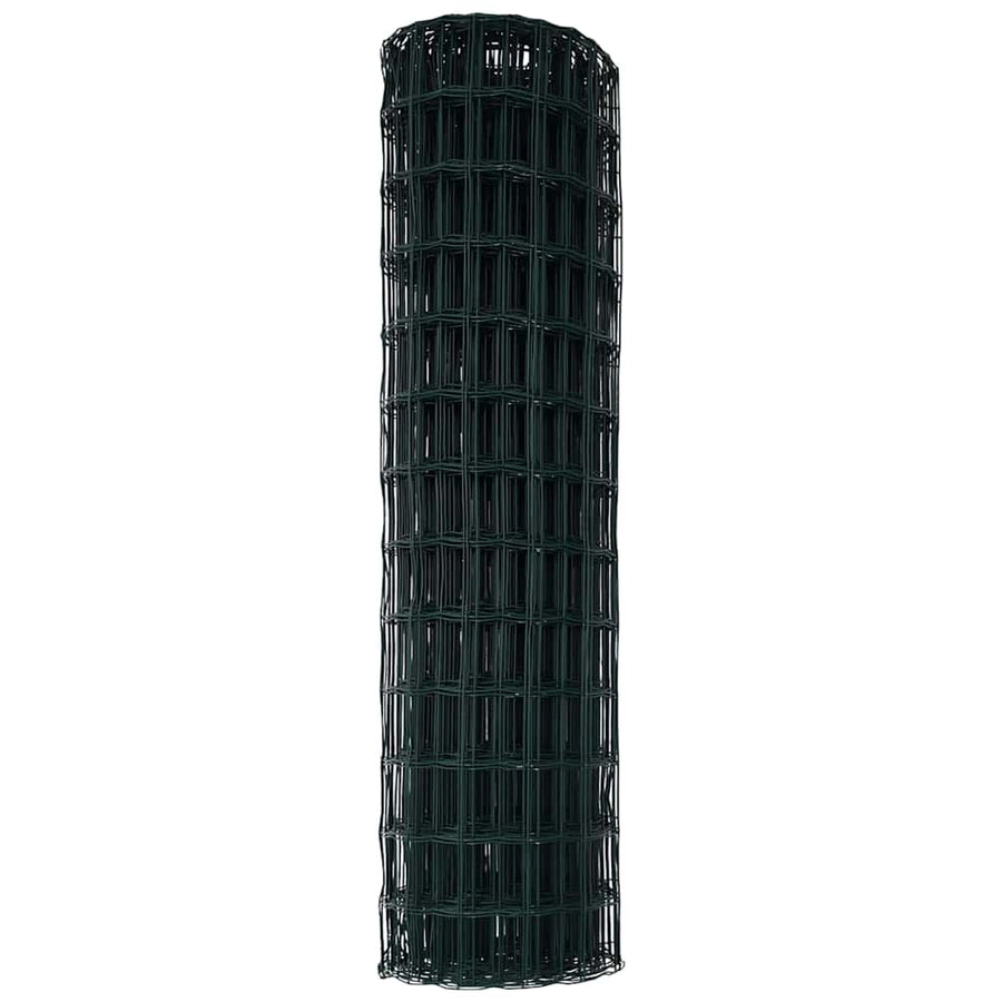 Euro Hek Groen 1,4 x 10 m PVC-gecoat ijzer