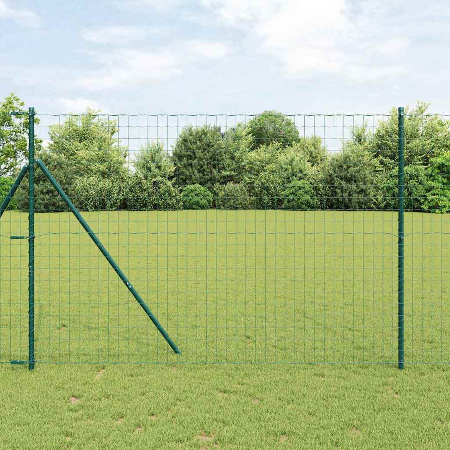 Euro Hek Groen 1,6 x 10 m PVC-gecoat ijzer