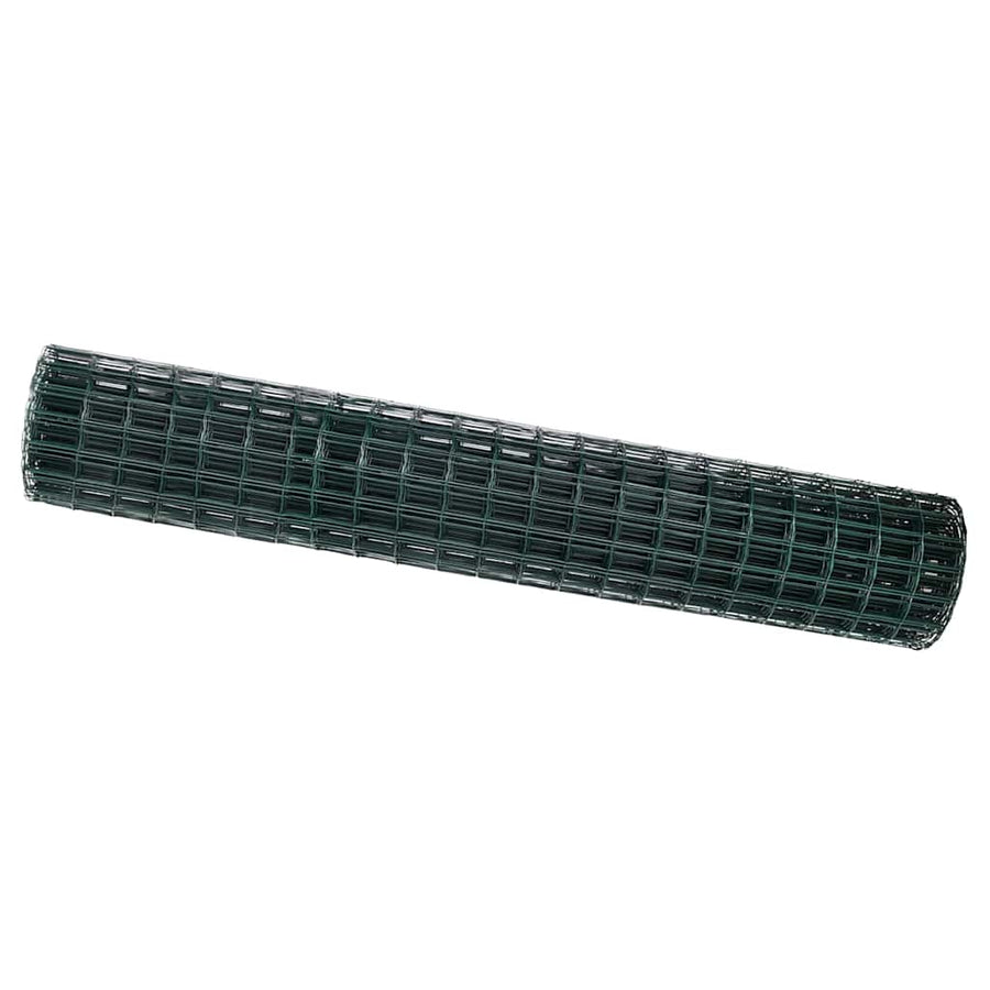 Euro Hek Groen 1,6 x 10 m PVC-gecoat ijzer