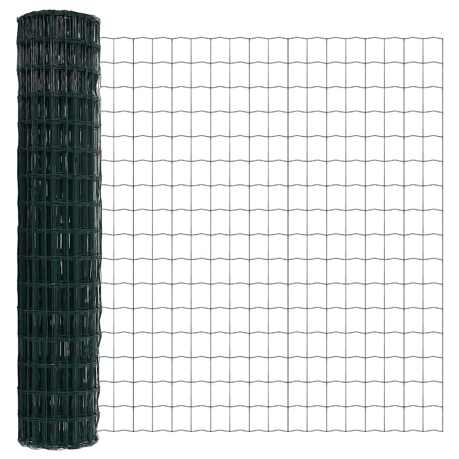 Euro Hek Groen 1,6 x 10 m PVC-gecoat ijzer