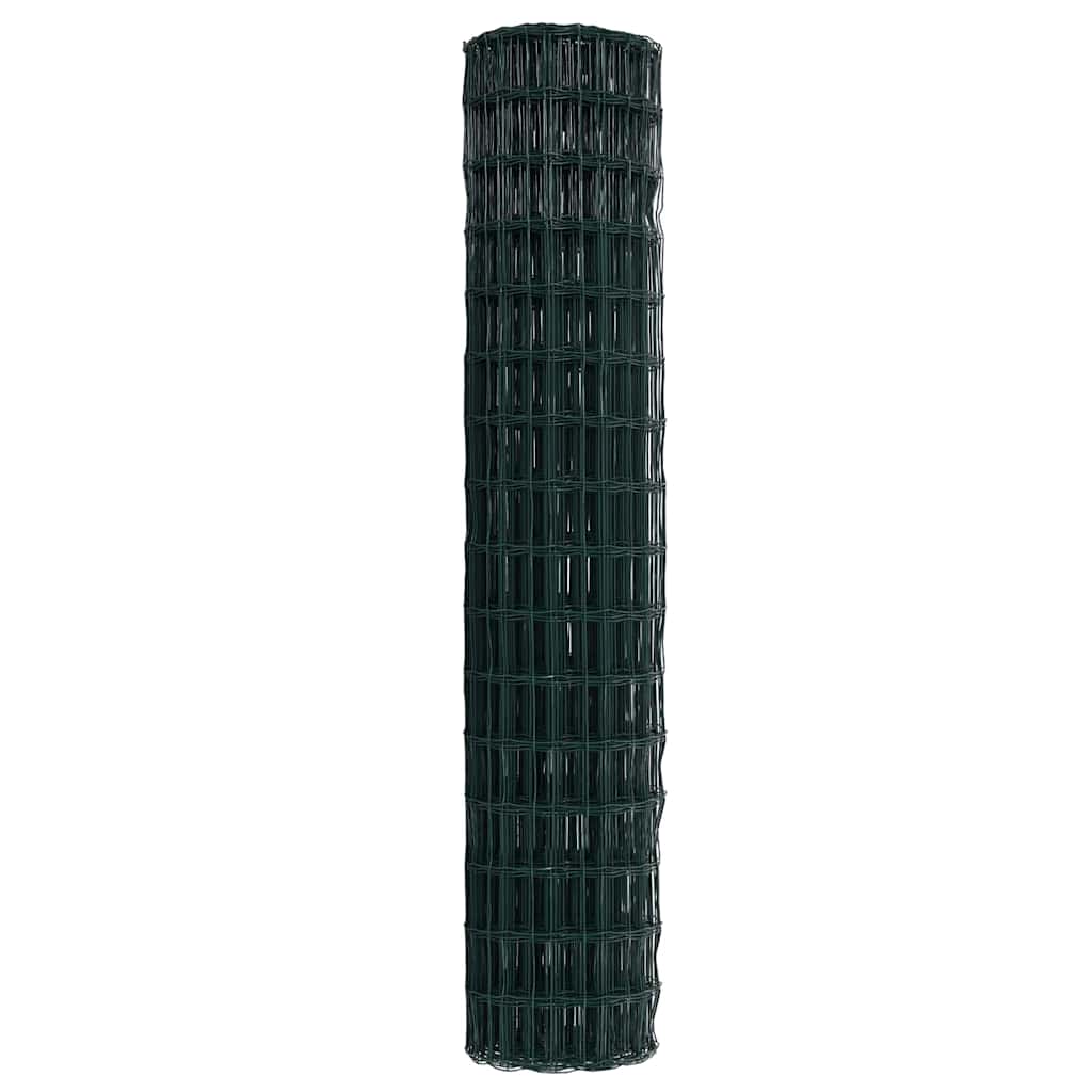 Euro Hek Groen 1,6 x 10 m PVC-gecoat ijzer