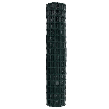 Euro Hek Groen 1,6 x 10 m PVC-gecoat ijzer