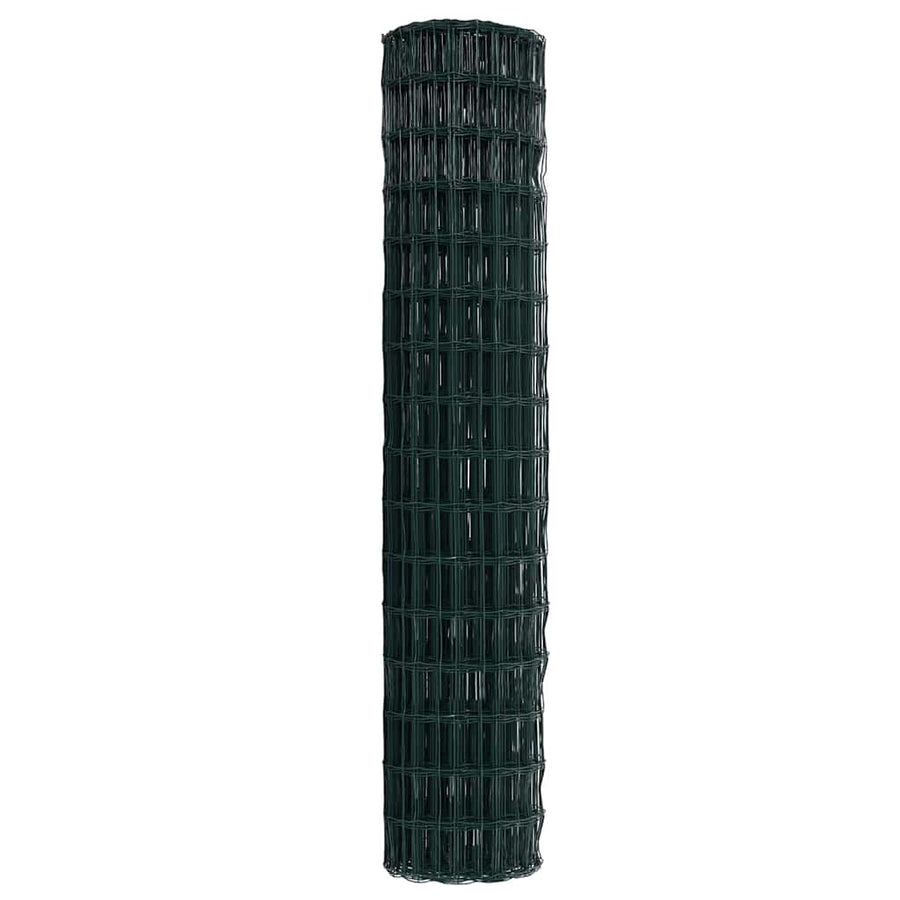Euro Hek Groen 1,6 x 10 m PVC-gecoat ijzer