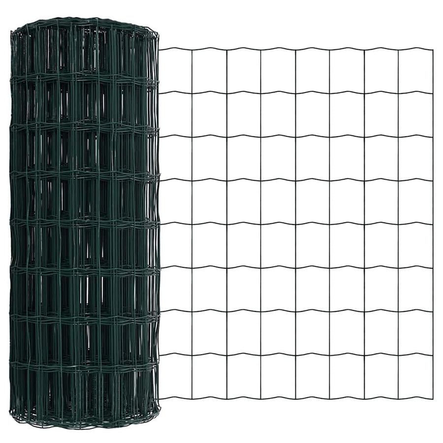 Euro Hek Groen 0,4 x 50 m PVC-gecoat ijzer