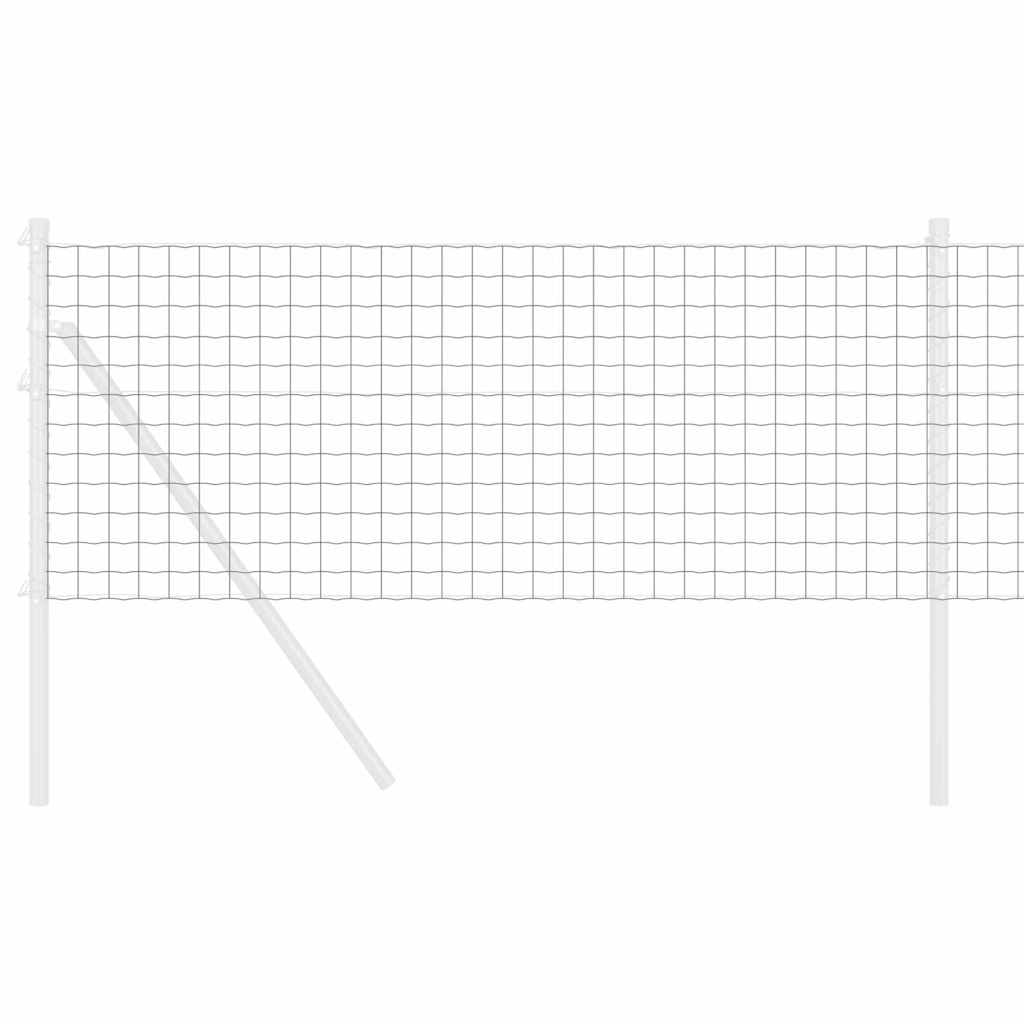 Euro Hek Grijs 0,8 x 10 m PVC-gecoat ijzer