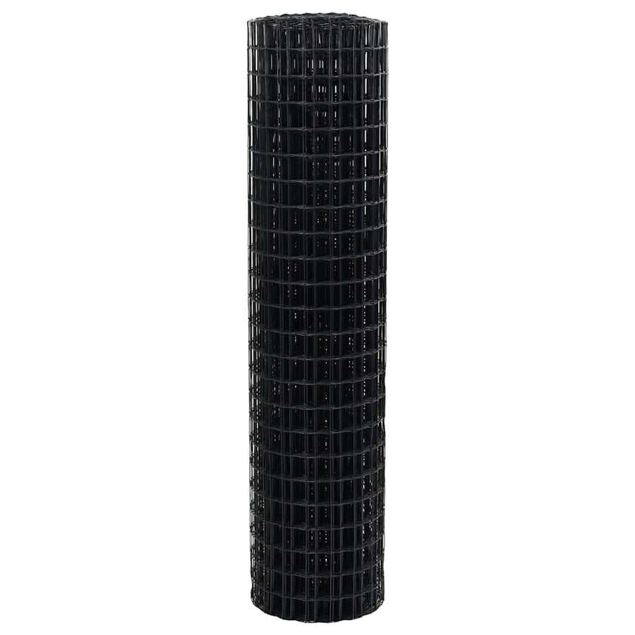 Euro Hek Grijs 1,2 x 10 m PVC-gecoat ijzer