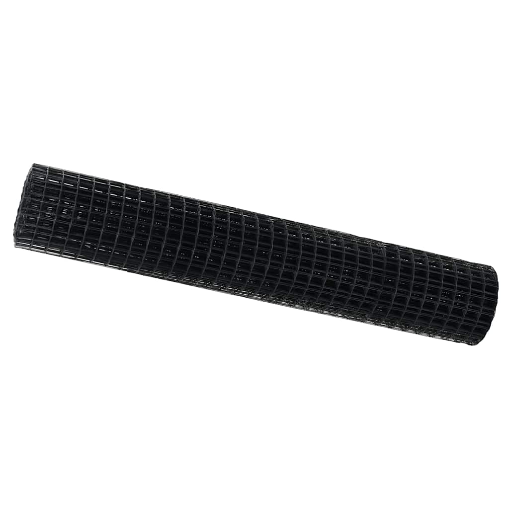 Euro Hek Grijs 1,5 x 10 m PVC-gecoat ijzer
