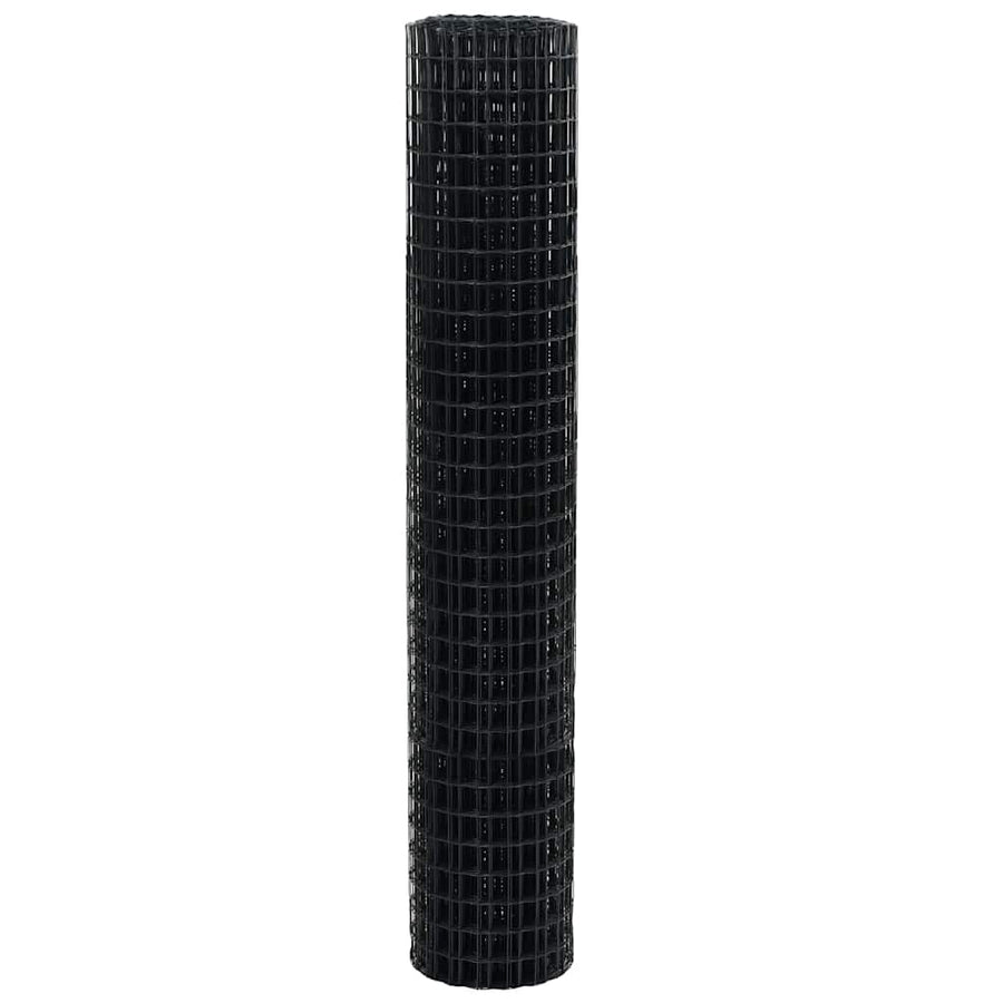 Euro Hek Grijs 1,5 x 10 m PVC-gecoat ijzer