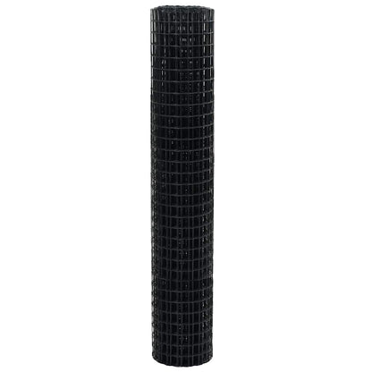 Euro Hek Grijs 1,6 x 10 m PVC-gecoat ijzer