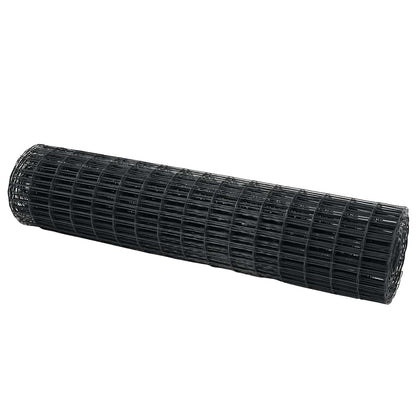 Euro Hek Grijs 1 x 10 m PVC-gecoat ijzer