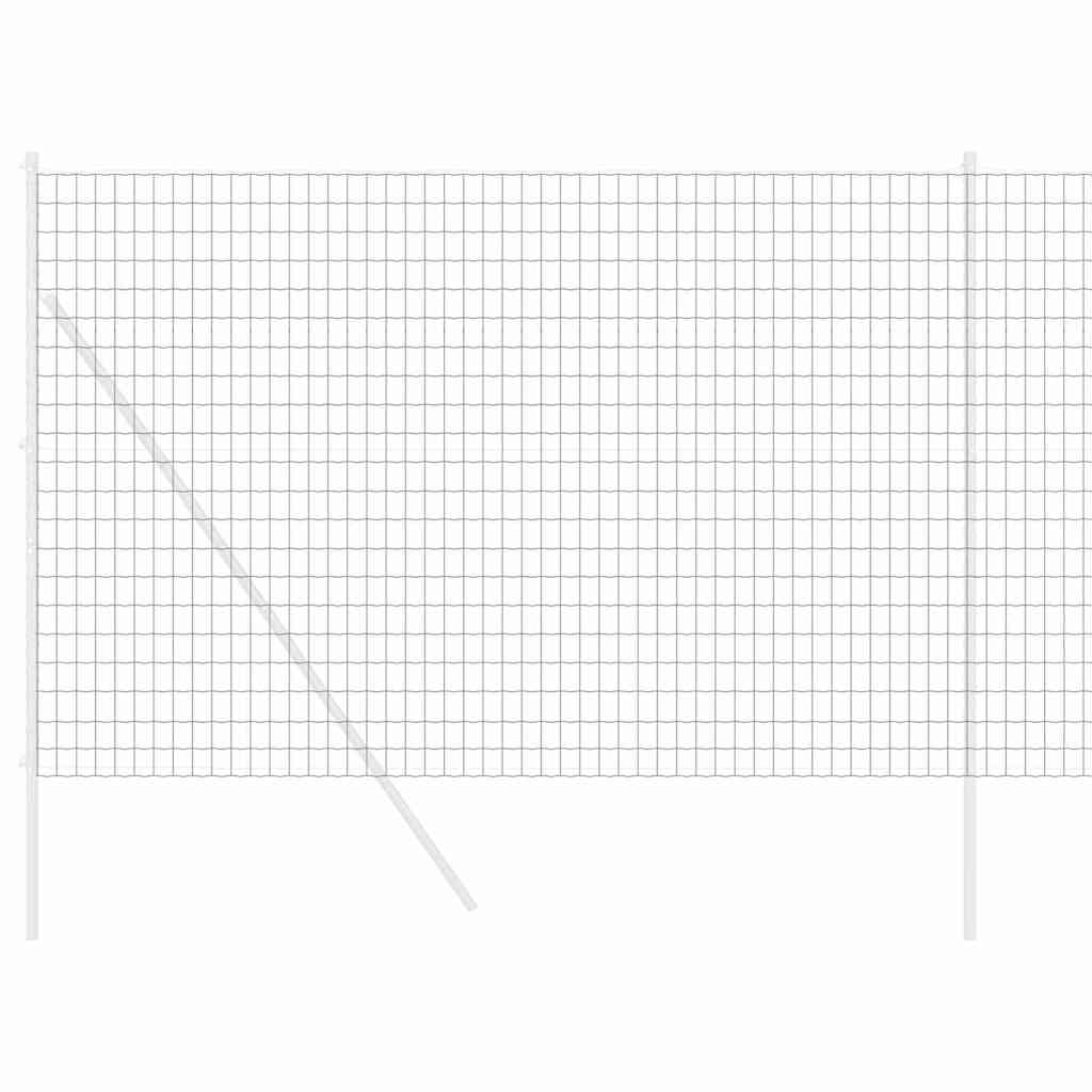 Euro Hek Grijs 1,5 x 10 m PVC-gecoat ijzer