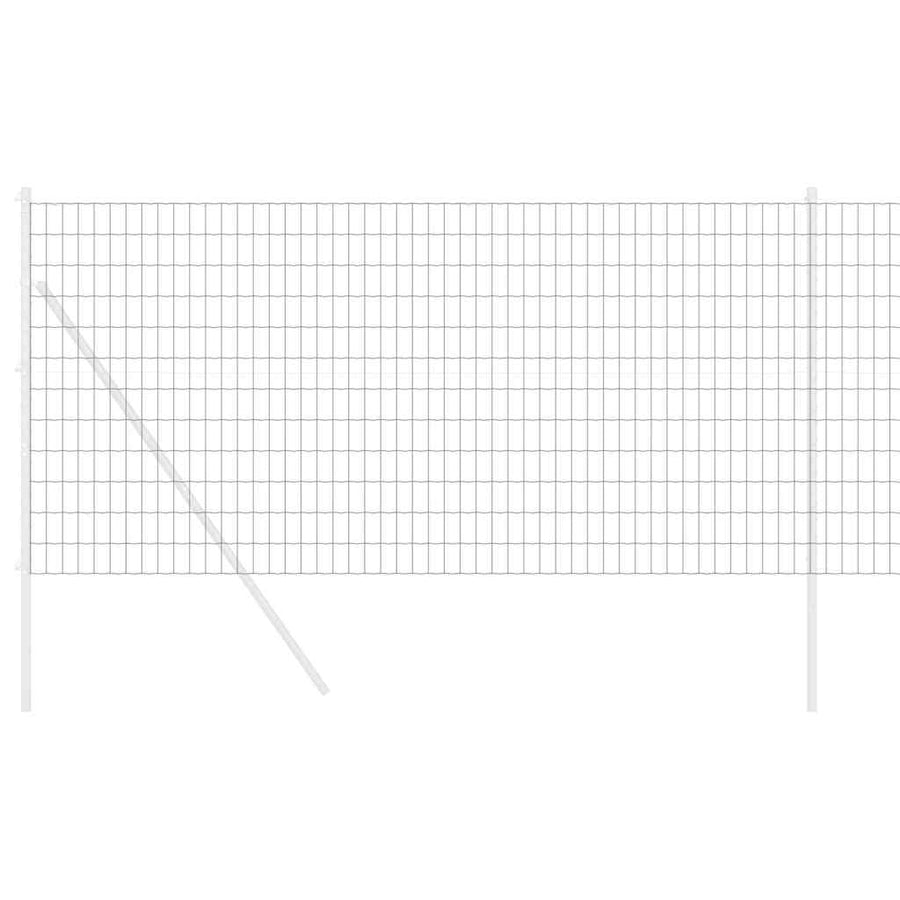 Euro Hek Grijs 1 x 10 m PVC-gecoat ijzer