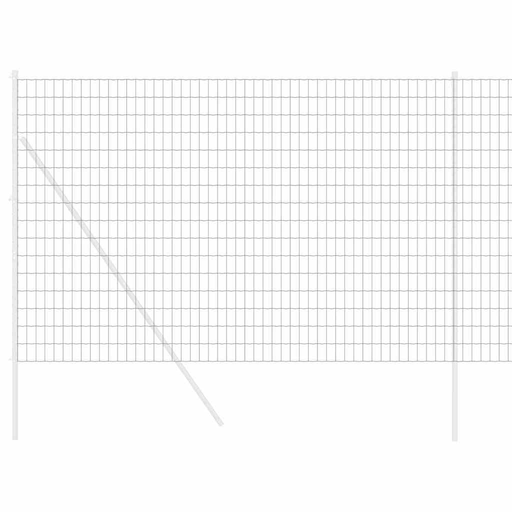 Euro Hek Grijs 1,6 x 10 m PVC-gecoat ijzer