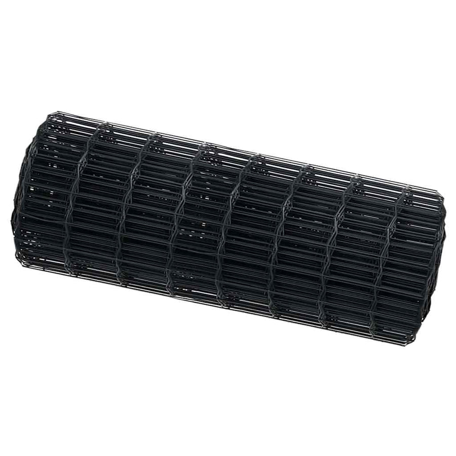 Euro Hek Grijs 0,4 x 10 m PVC-gecoat ijzer