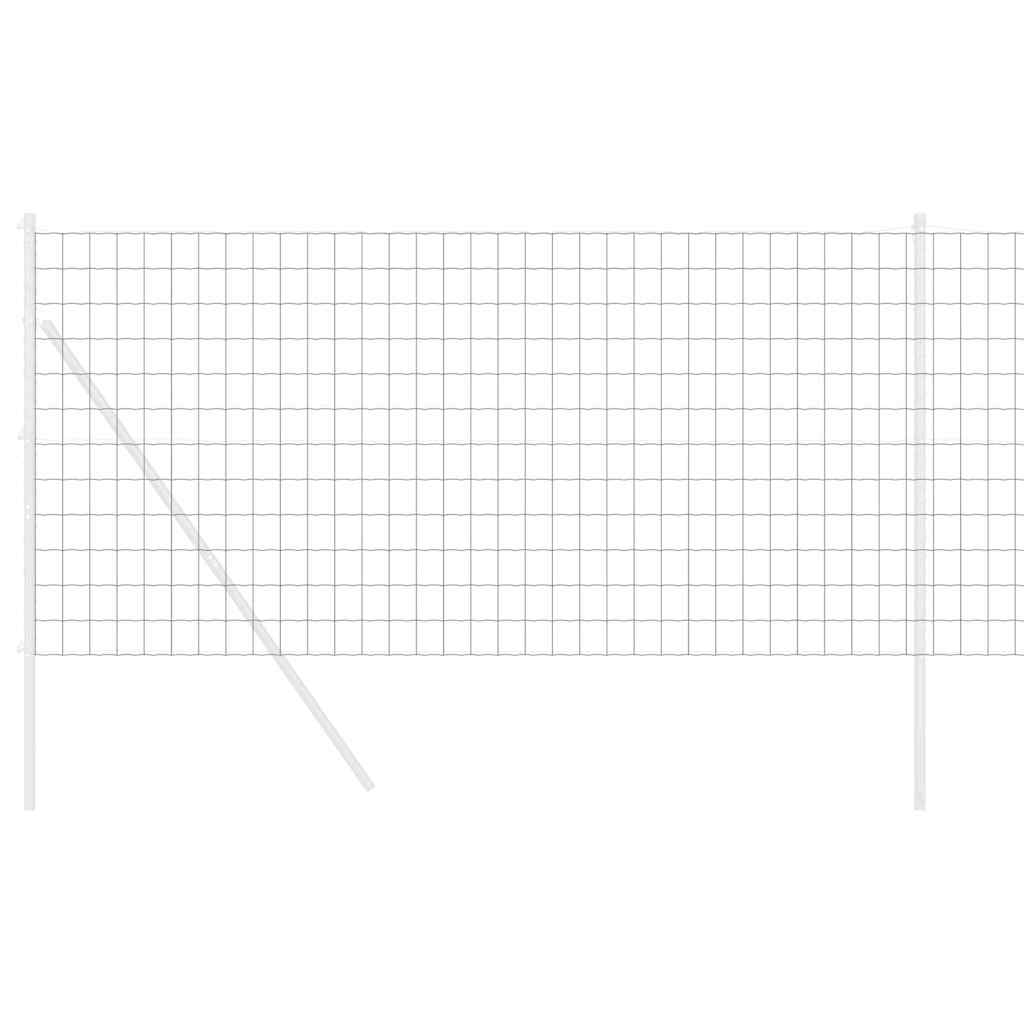Euro Hek Grijs 1,2 x 10 m PVC-gecoat ijzer
