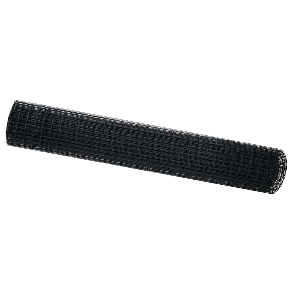 Euro Hek Grijs 1.5 x 10 m PVC-gecoat ijzer