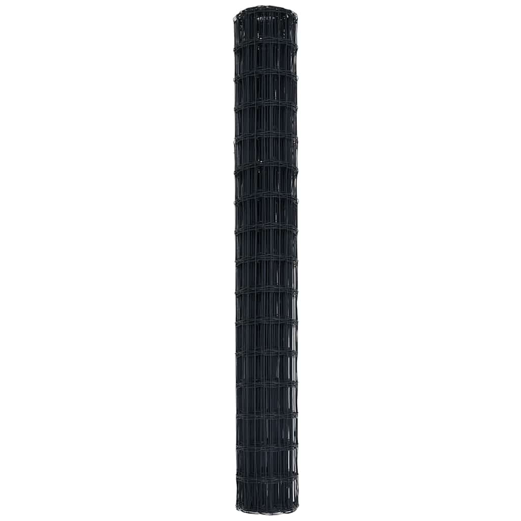 Euro Hek Grijs 1.5 x 10 m PVC-gecoat ijzer