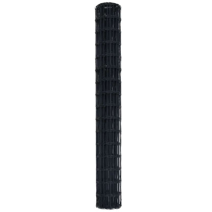Euro Hek Grijs 1.5 x 10 m PVC-gecoat ijzer
