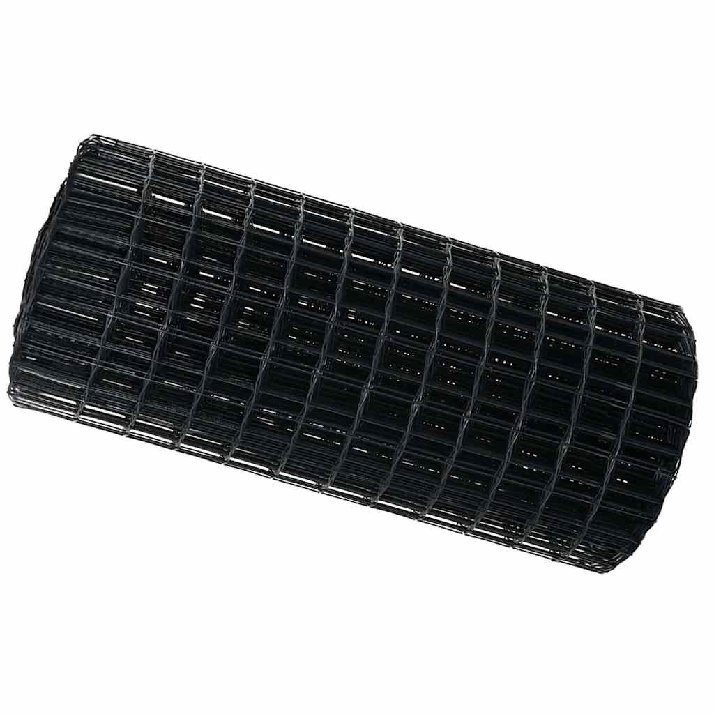 Euro Hek Grijs 0,6 x 10 m PVC-gecoat ijzer