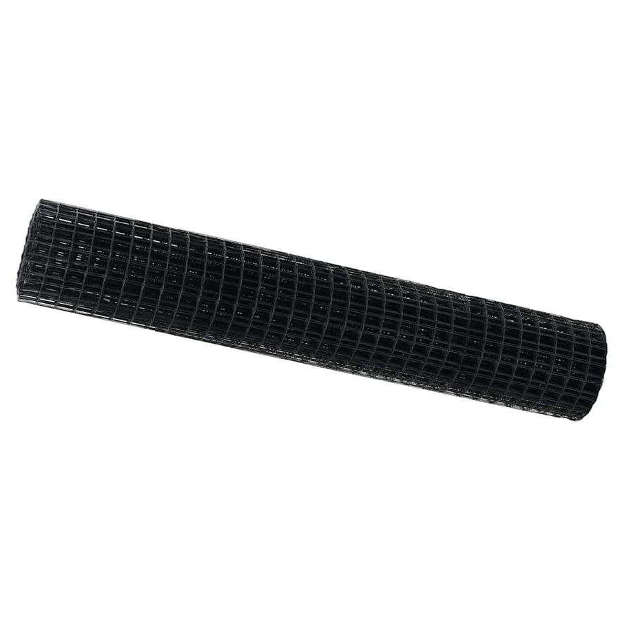 Euro Hek Grijs 1,6 x 10 m PVC-gecoat ijzer