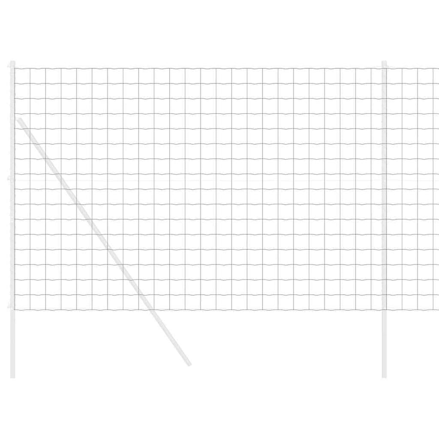 Euro Hek Grijs 1,6 x 10 m PVC-gecoat ijzer