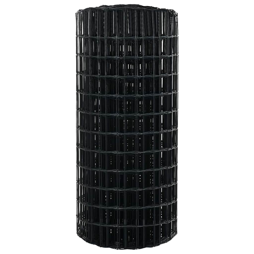 Euro Hek Grijs 0,8 x 25 m PVC-gecoat ijzer