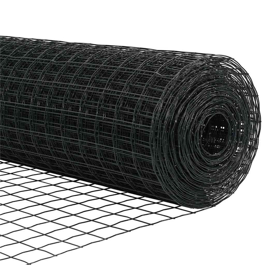 Euro Hek Grijs 1 x 25 m PVC-gecoat ijzer