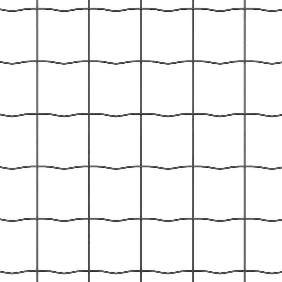 Euro Hek Grijs 1,2 x 25 m PVC-gecoat ijzer