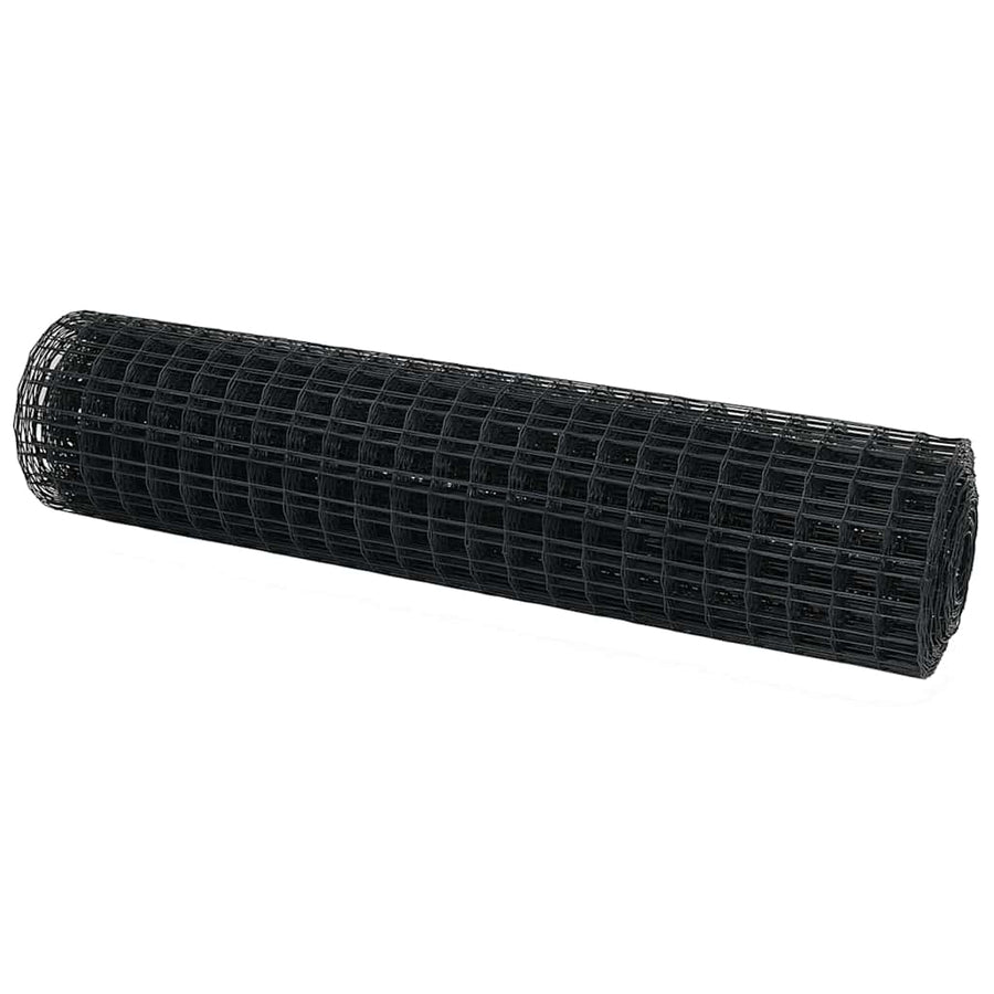Euro Hek Grijs 1,2 x 25 m PVC-gecoat ijzer