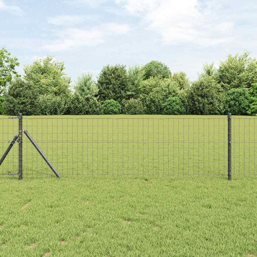 Euro Hek Grijs 0.6 x 25 m PVC-gecoat ijzer