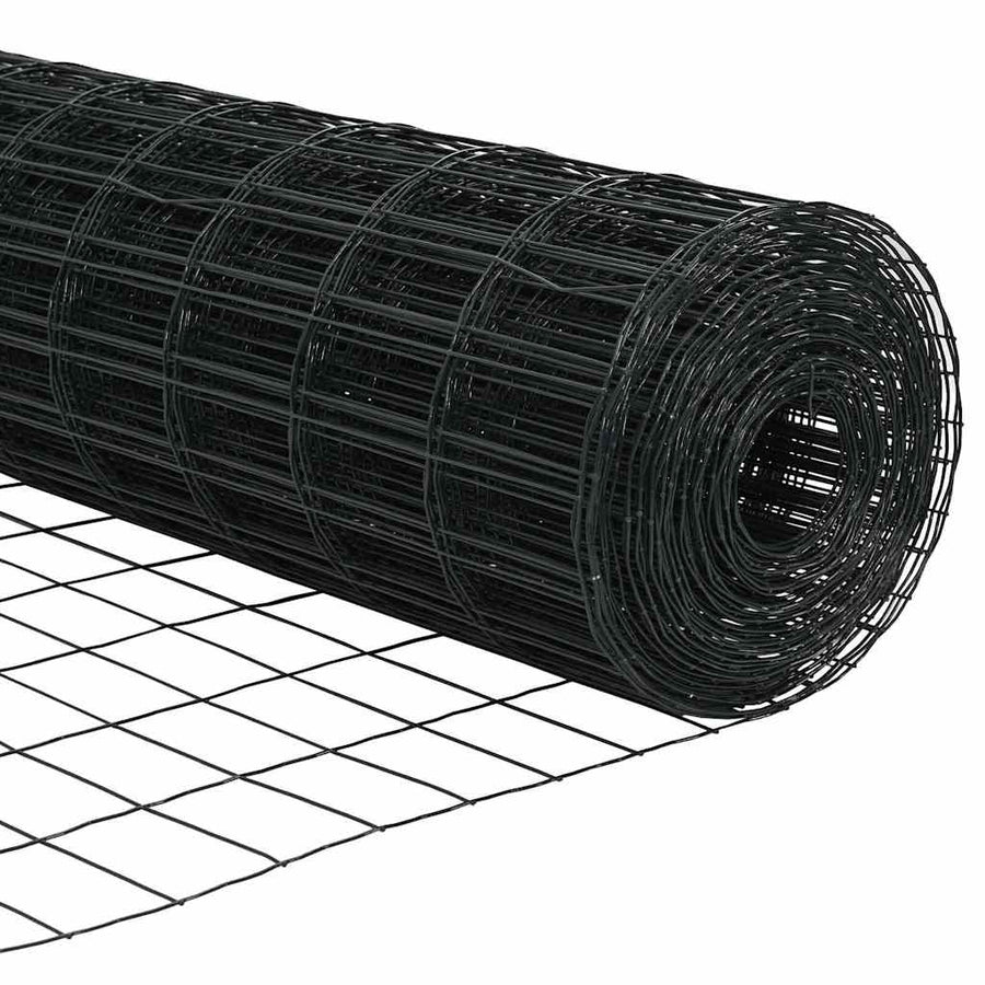 Euro Hek Grijs 1,2 x 25 m PVC-gecoat ijzer