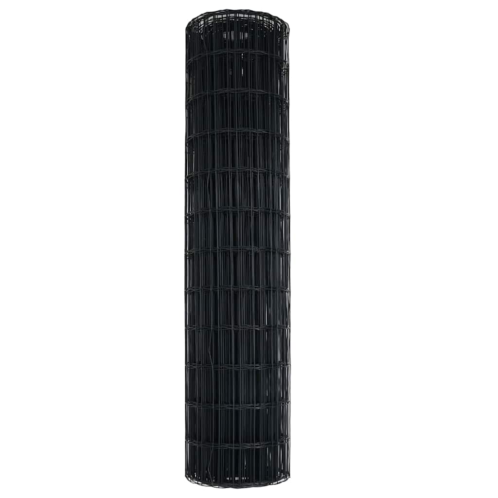 Euro Hek Grijs 1,2 x 25 m PVC-gecoat ijzer