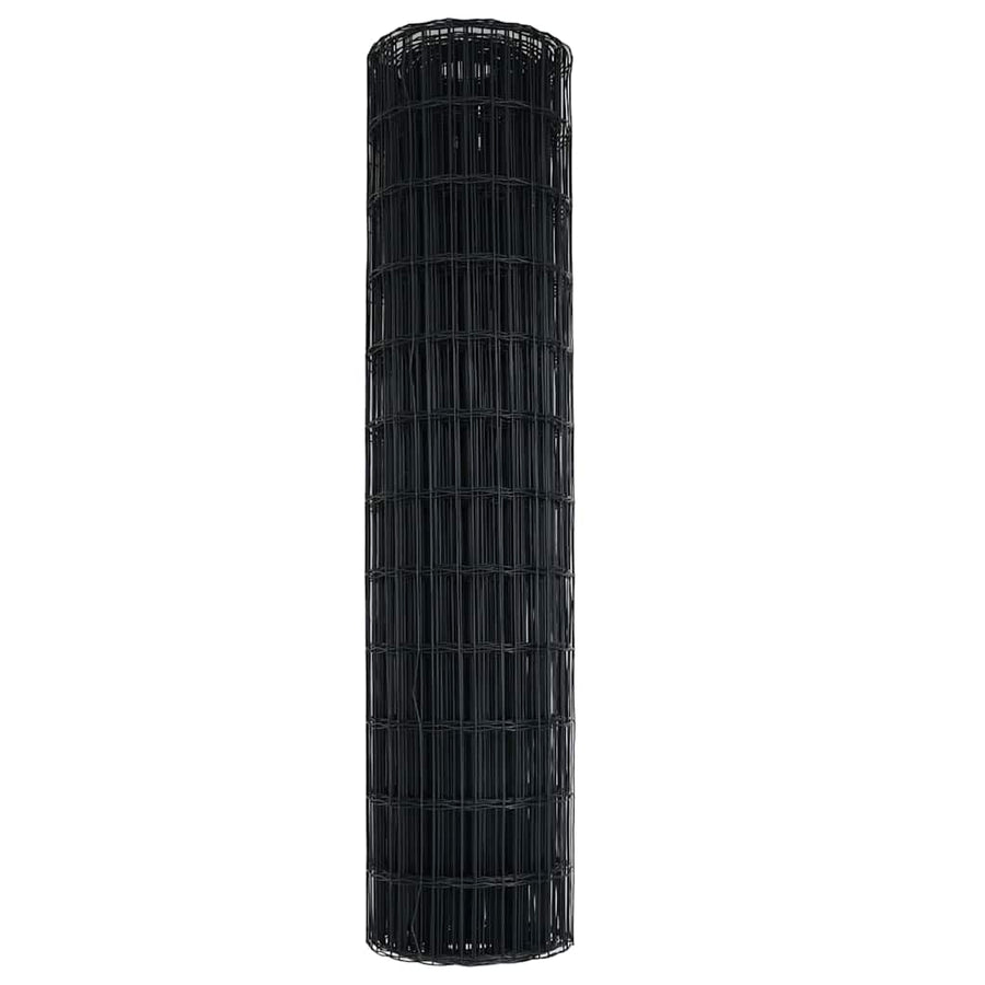 Euro Hek Grijs 1,2 x 25 m PVC-gecoat ijzer