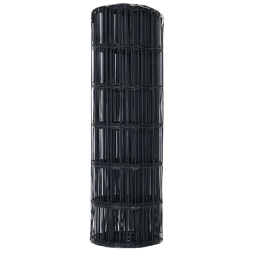 Euro Hek Grijs 0,4 x 50 m PVC-gecoat ijzer