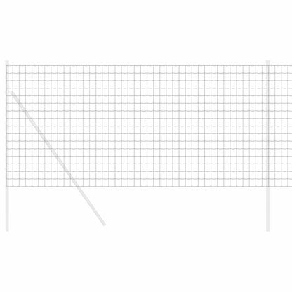Euro Hek Grijs 1,4 x 10 m PVC-gecoat ijzer