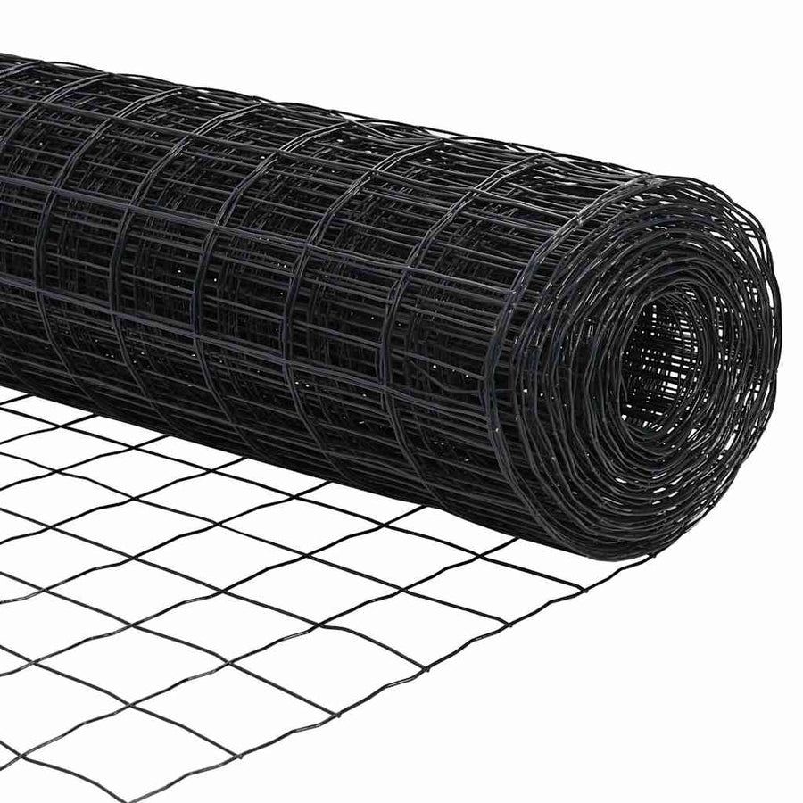 Euro Hek Zwart 1,6 x 10 m PVC-gecoat ijzer