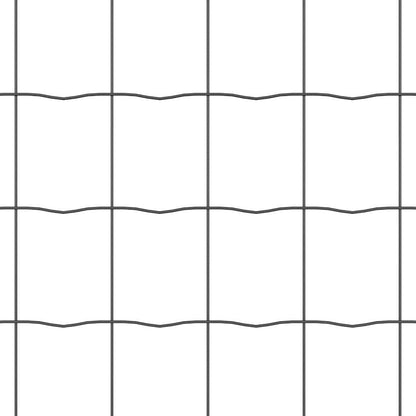 Euro Hek Grijs 0,4 x 25 m PVC-gecoat ijzer