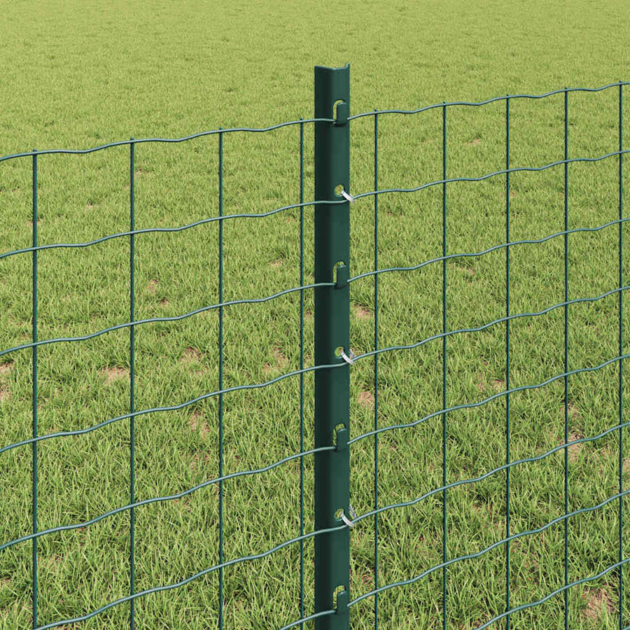 Hekpalen 22 Pcs Groen Staal Staal/groen