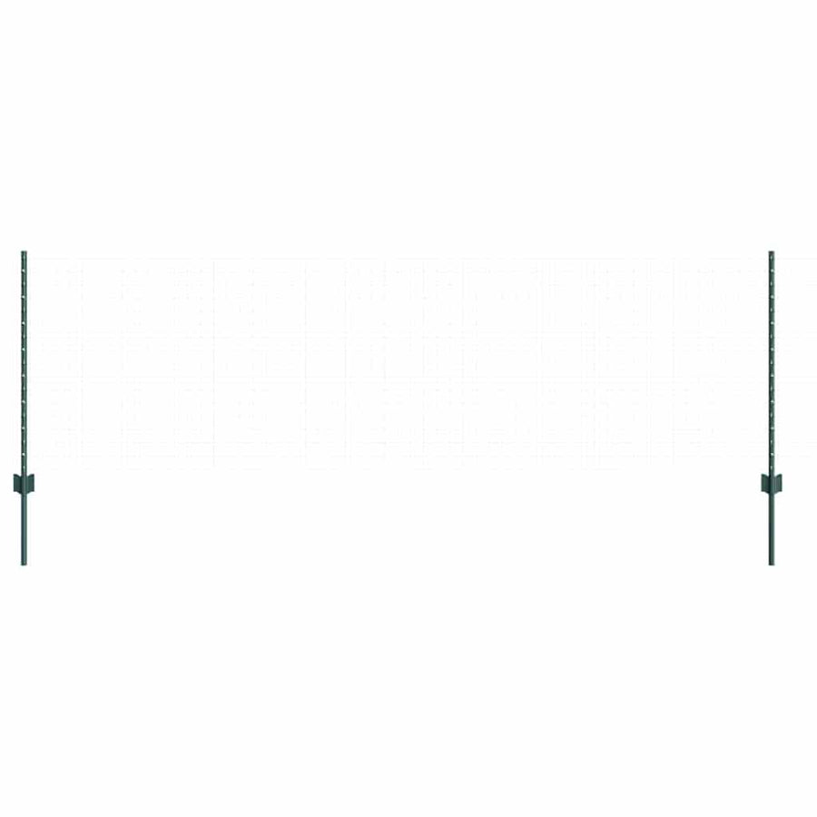 Hekpalen 44 Pcs Groen Staal Staal/groen