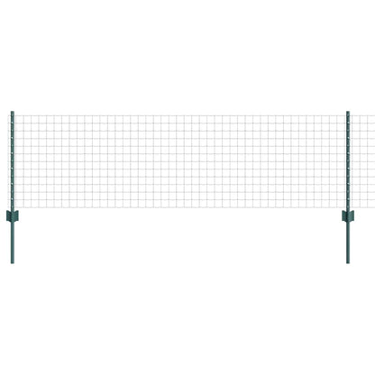 Hek Met Paal 0,6 X 25 M Staal En Pvc Groen 25 x 0,6 m hek (5 x 5 cm gaas)