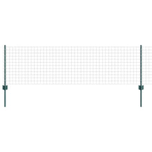 Hek Met Paal 0,6 X 50 M Staal En Pvc Groen 50 x 0,6 m hek (5 x 5 cm gaas)