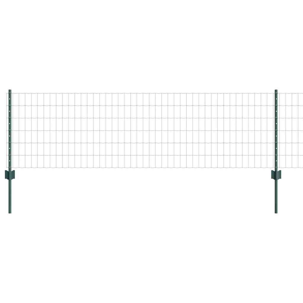 Hek Met Paal 0,6 X 50 M Staal En Pvc Groen 50 x 0,6 m hek (5 x 10 cm gaas)