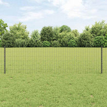 Hek met Paal Grijs 0,6 x 50 m Staal en PVC