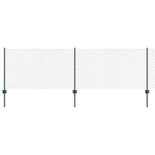 Hek Met Paal 0,8 X 25 M Staal En Pvc Groen 25 x 0,8 m omheining (4 x 4 cm gaas)