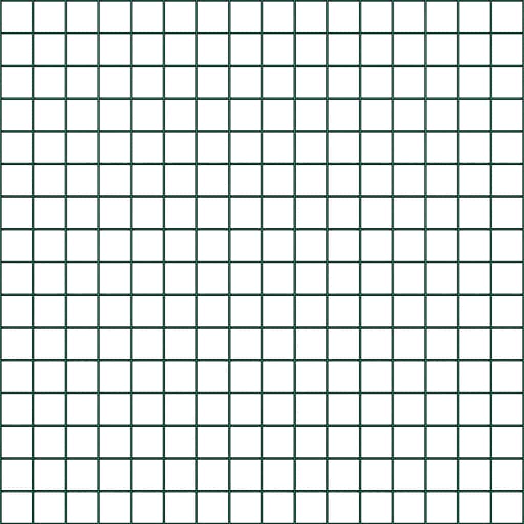 Hek Met Paal 0,5 X 25 M Staal Groen 25 x 0,5 m hek (1,6 x 1,6 cm gaas)