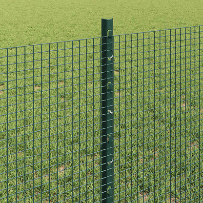 Hek Met Paal 0,6 X 25 M Staal En Pvc Groen 25 x 0,6 m hek (1,2 x 1,2 cm gaas)