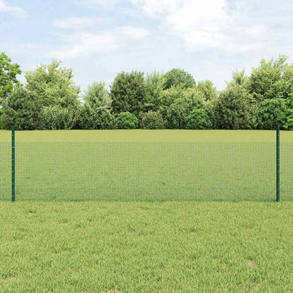 Hek Met Paal 0,5 X 50 M Staal En Pvc Groen 50 x 0,5 m hek (1,2 x 1,2 cm gaas)